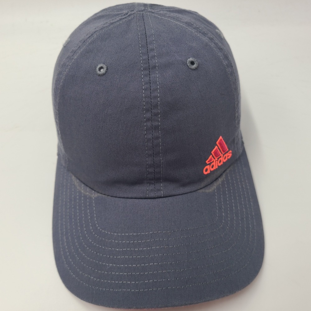 Women Adidas Hat Adjustable Blue Pink Climalite Casual Logo Golf Cap Baseballโ